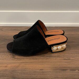 Jeffrey Campbell Arcita Black Mule Size 7.5